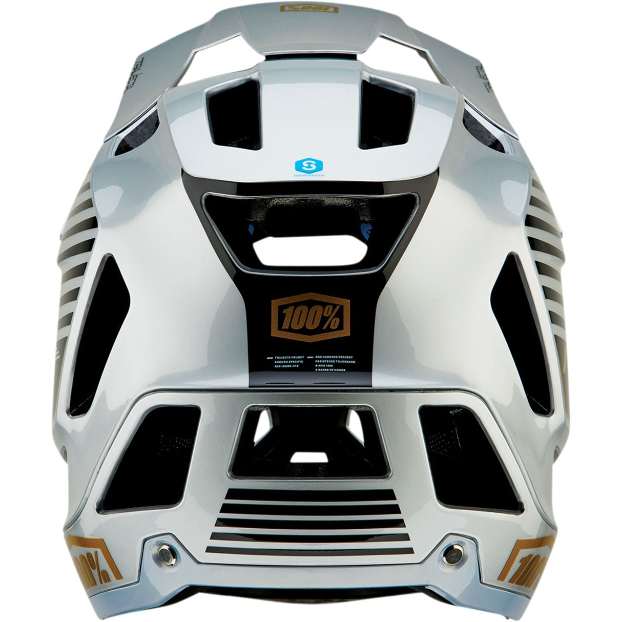 100% Trajecta Helmet - Fidlock - Ranelagh - Silver - Large [MPN: 80003-00015]