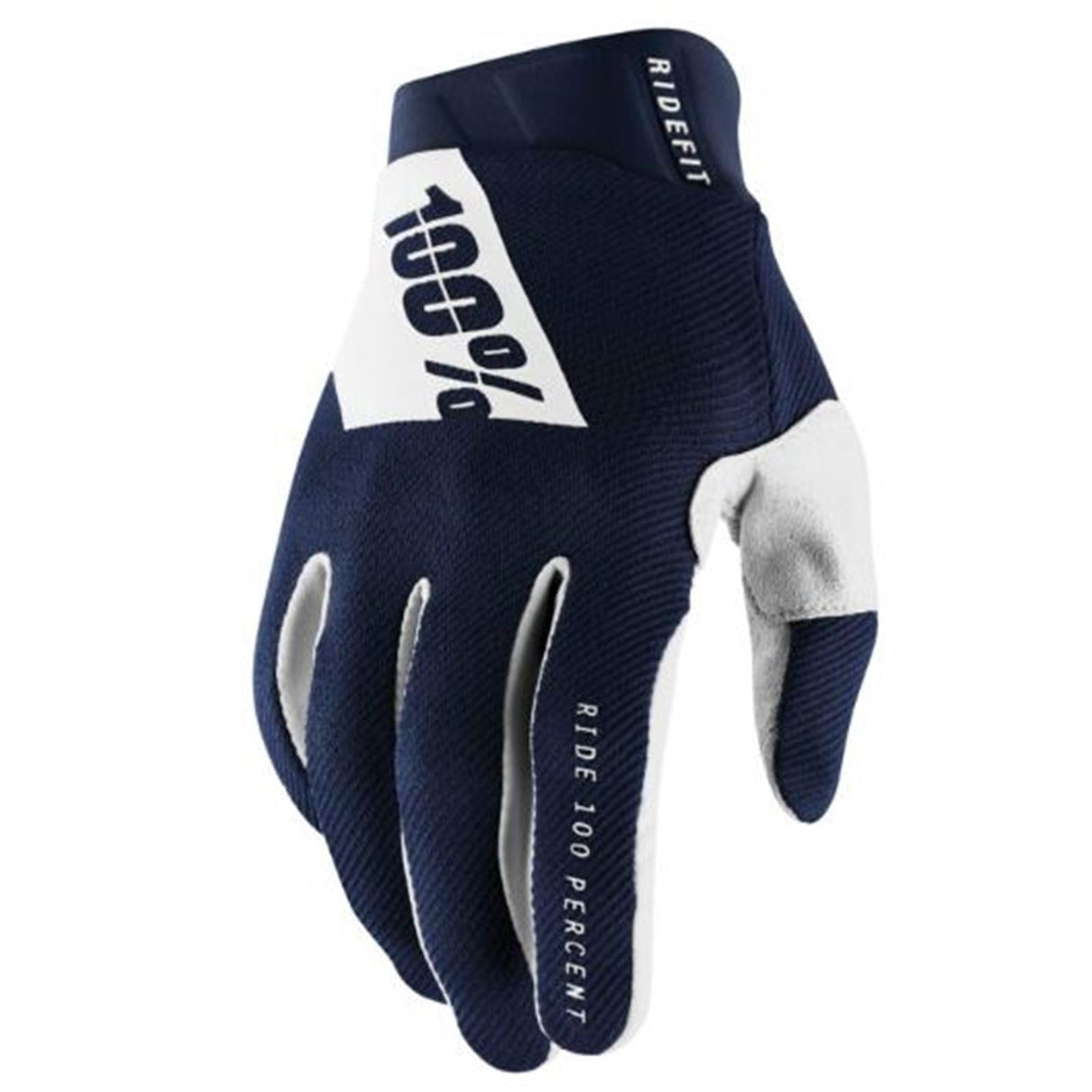 100% Men's Ridefit Gloves Navy, XL [MPN: 10010-00028]