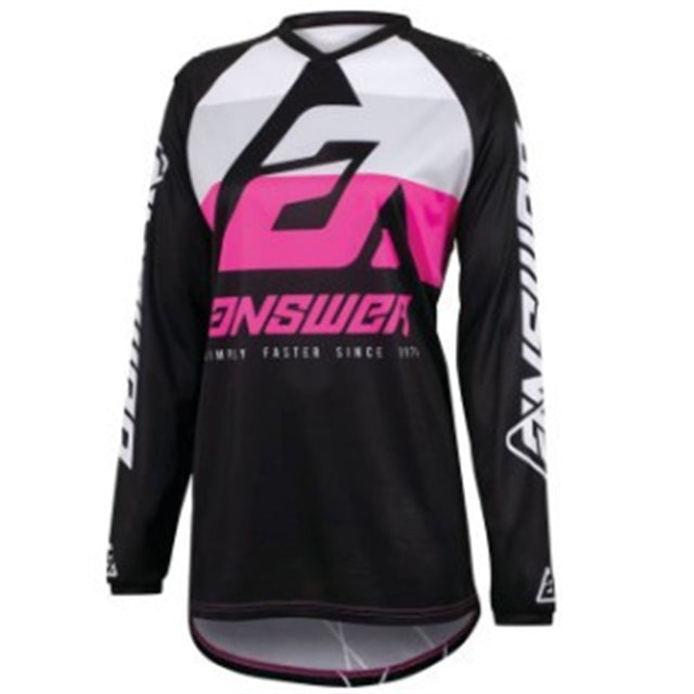 Answer Women's A23 Syncron CC Jersey - Black/White/Rhodamine_979930
