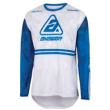 Answer Youth A23 Arkon Trials Jersey - Blue/White - Youth XS [MPN: 447571]