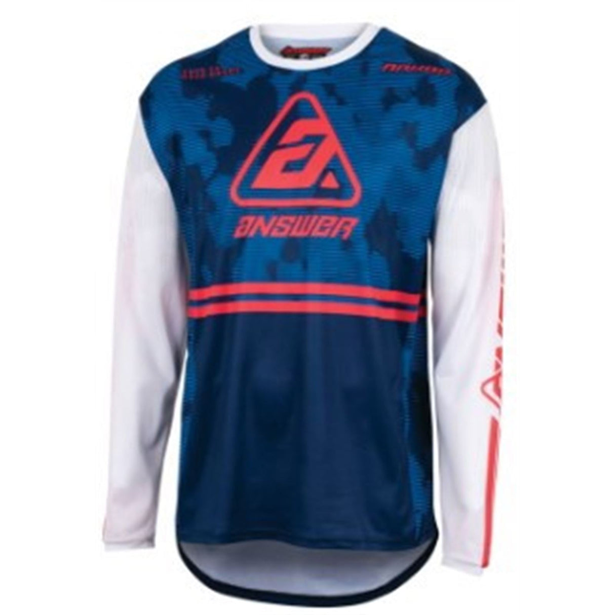 Answer Youth A23 Arkon Trials Jersey - Blue/White/Magenta - Youth XL [MPN: 447611]