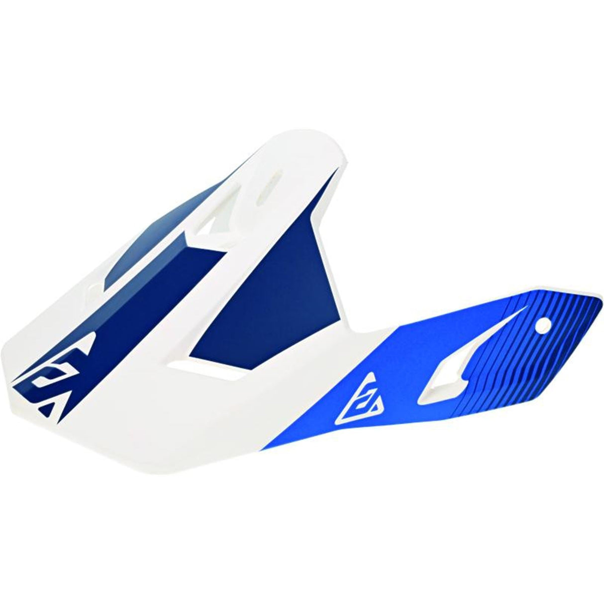 Answer Helmet Visor - Bold - Blue/White - Fits: AR1 V2 [MPN: 447734]