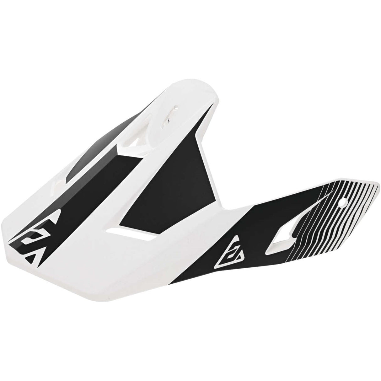 Answer Helmet Visor - Bold - White/Black - Fits: AR1 V2 [MPN: 447735]