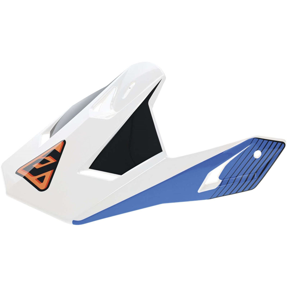 Answer Helmet Visor - Vendetta - Blue/White/Hyper Orange - Fits: AR1 [MPN: 447741]