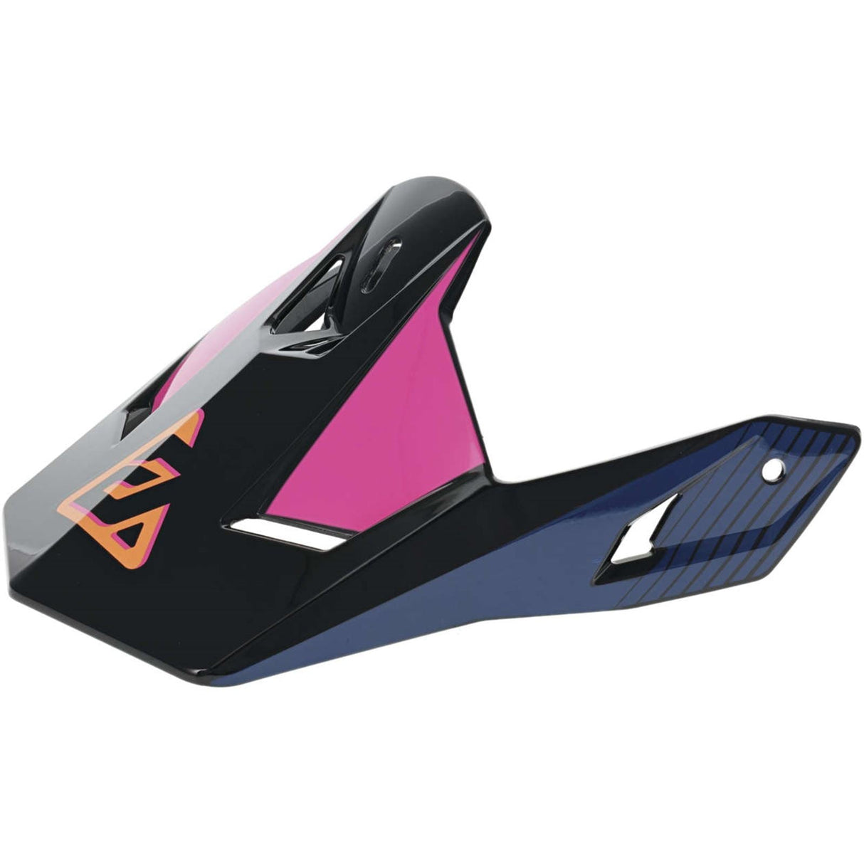 Answer Replacement Youth Helmet Visor - Dark Blue/Rhodamine/Orange [MPN: 447793]