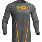 Thor Pulse Mono Jersey - Gray/Yellow - Small 2910-7103
