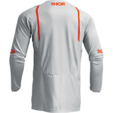 Thor Pulse Mono Jersey - Gray/Orange - Small 2910-7109