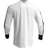 Thor Differ Roosted Jersey - White/Black - Small [MPN: 2910-7115]
