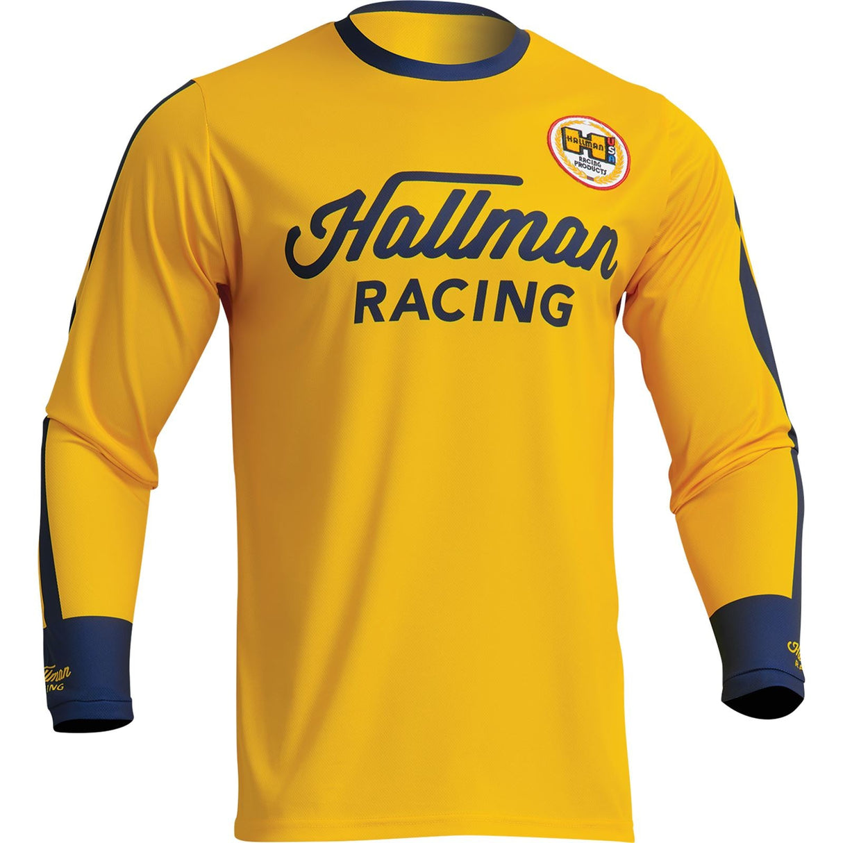Thor Differ Roosted Jersey - Lemon/Navy - Small - [MPN: 2910-7121]