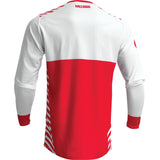 Thor Differ Slice Jersey - White/Red - 2XL [MPN: 2910-7137]