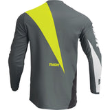 Thor Sector Edge Jersey - Gray/Acid - Medium 2910-7140