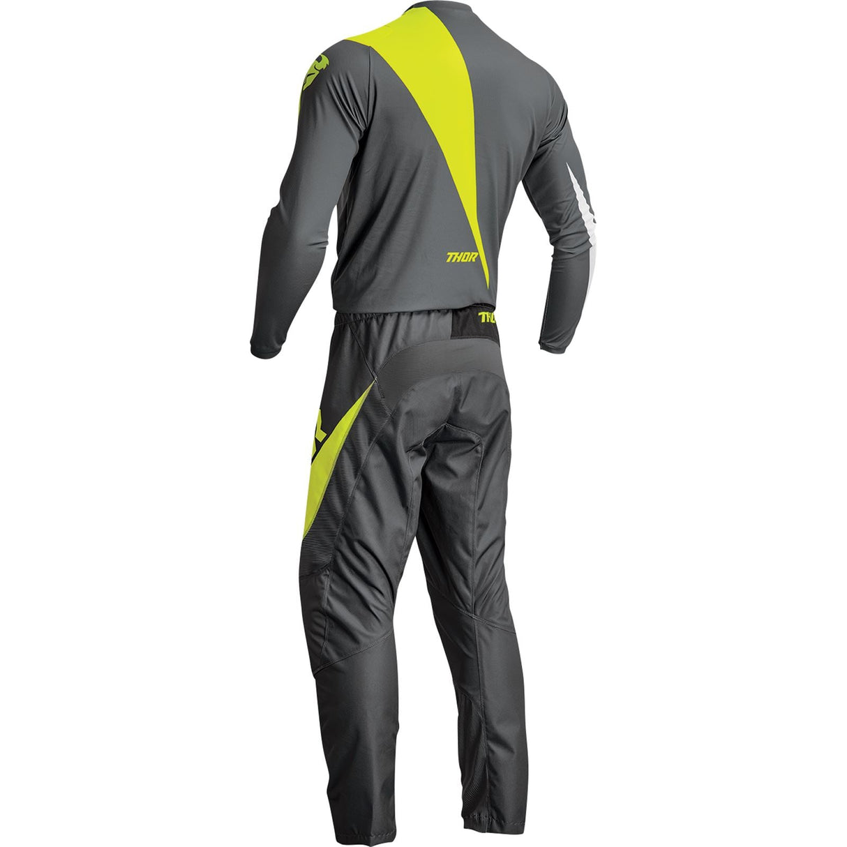 Thor Sector Edge Jersey - Gray/Acid - Medium 2910-7140