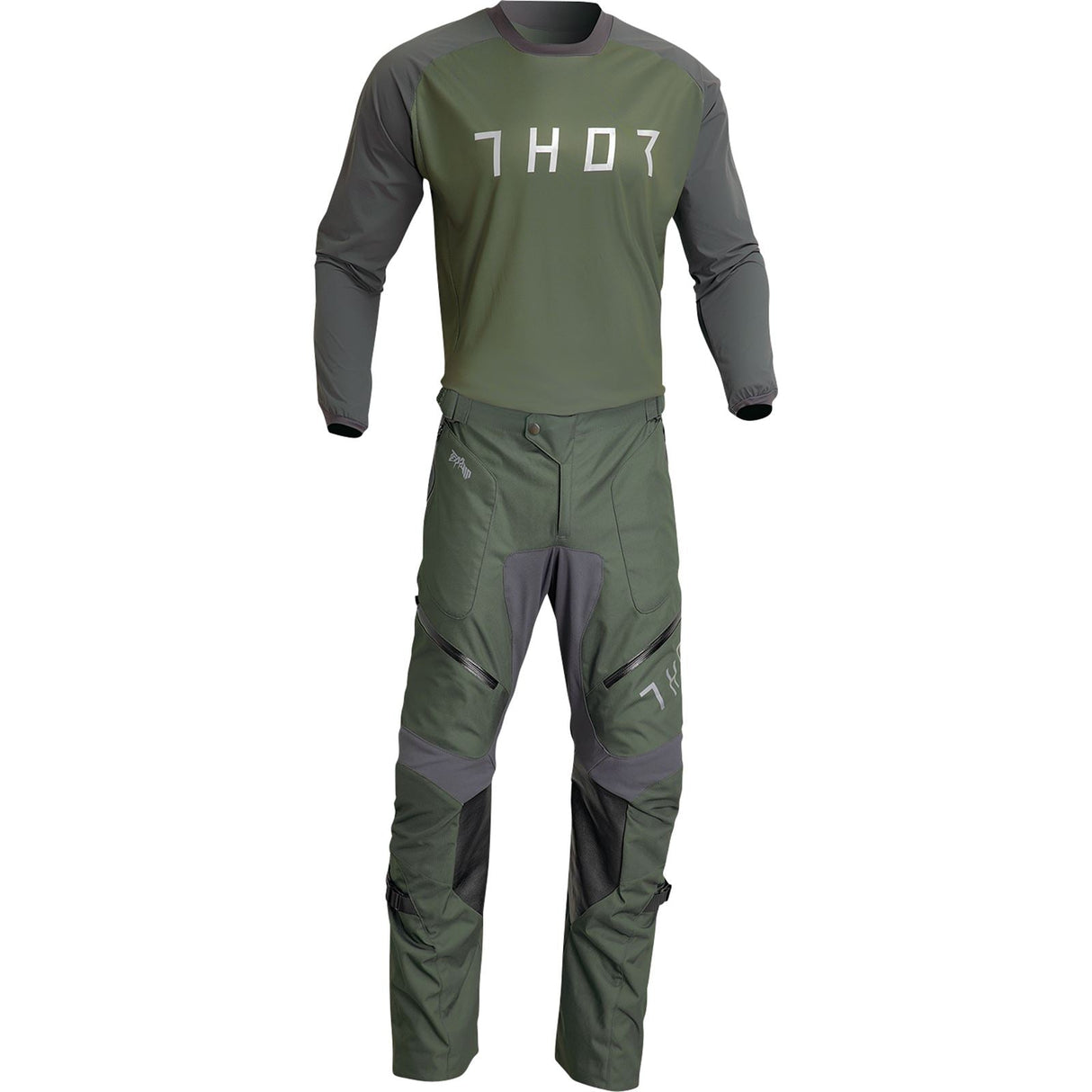 Thor Terrain Jersey - Army/Charcoal - 3XL [MPN: 2910-7171]