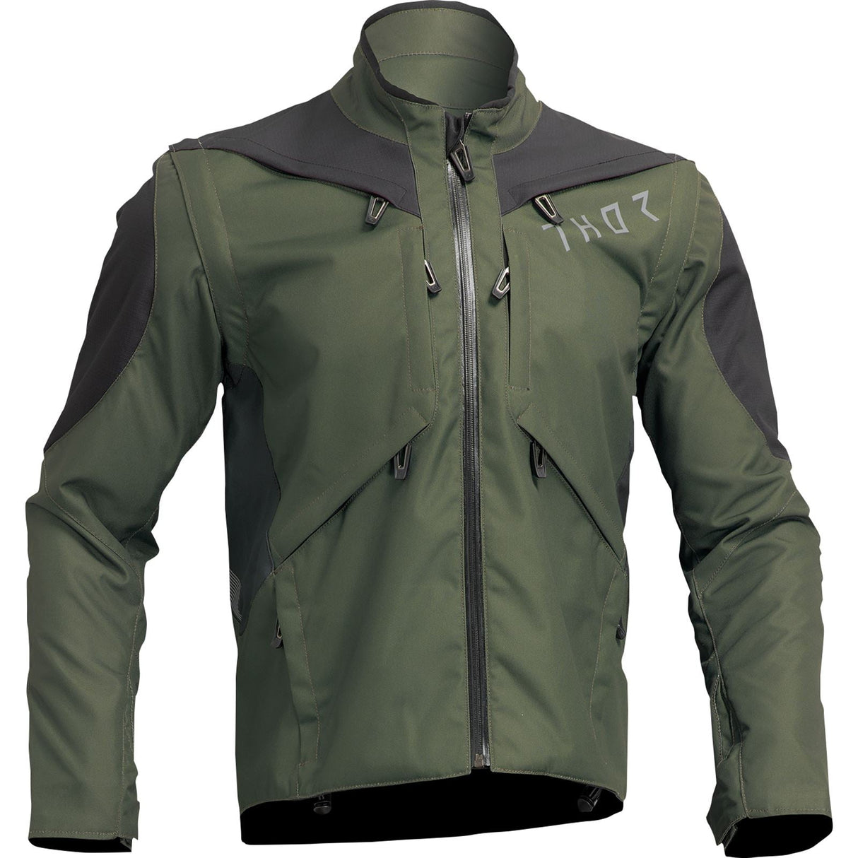 Thor Terrain Jacket - Army Green/Charcoal - Large 2920-0704
