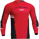 Thor Intense Assist Berm Long-Sleeve Jersey - Red/Black - Medium [MPN: 5020-0230]