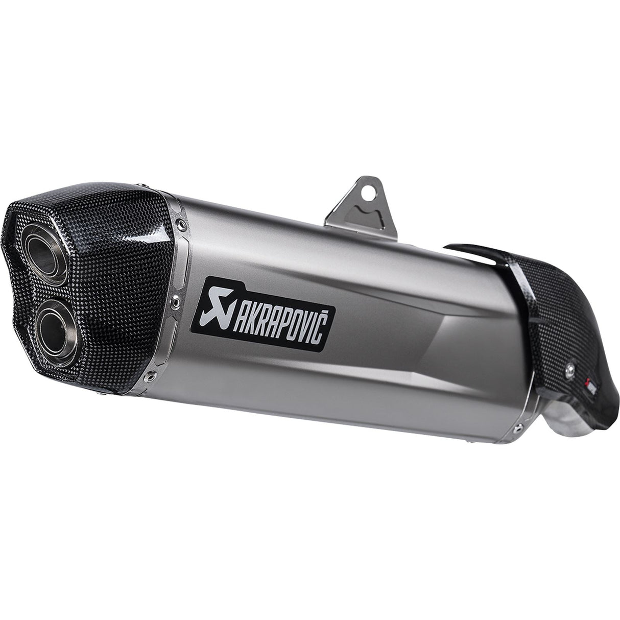 Akrapovic Slip-On Line Muffler - Titanium for 2022-2024 Aprilia Tuareg 660 [MPN: S-A6SO1-HGJT]