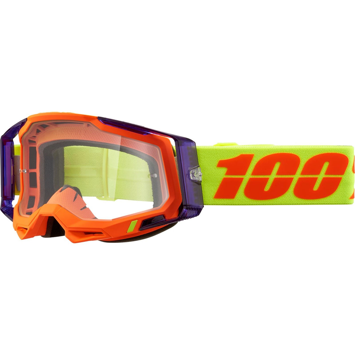 100% Racecraft 2 Goggles - Panam - Clear [MPN: 50009-00021]