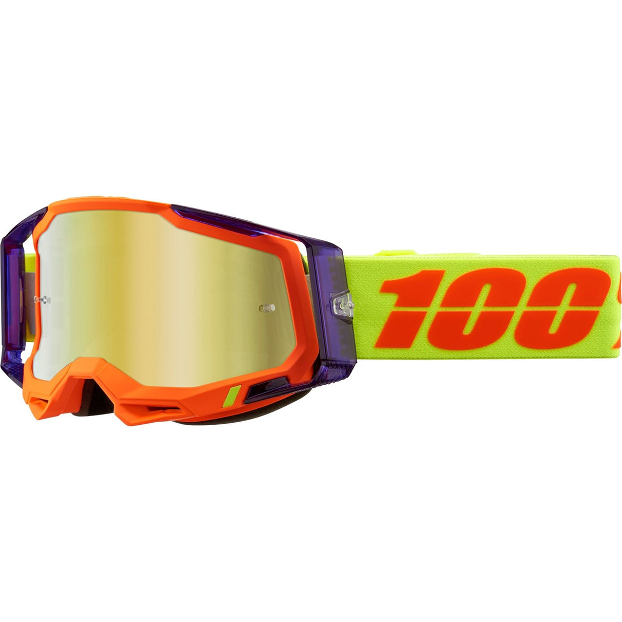 100% Racecraft 2 Goggles - Panam - Gold Mirror [MPN: 50010-00021]