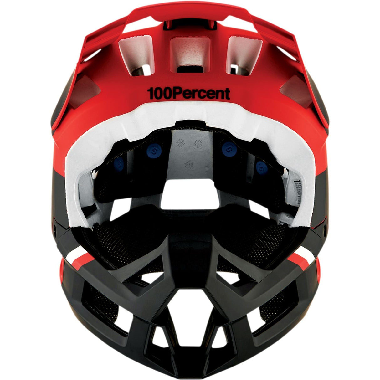 100% Trajecta Helmet - Fidlock - Cargo - Fluo Red - Medium [MPN: 80003-00010]