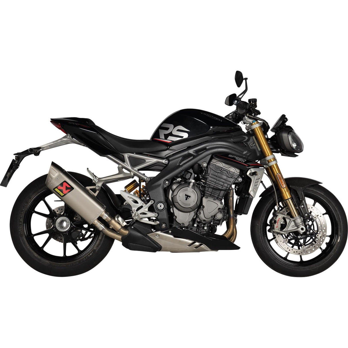 Akrapovic Slip-On Line Muffler - Titanium for Triumph [MPN: S-T12SO5-HAPXLT]