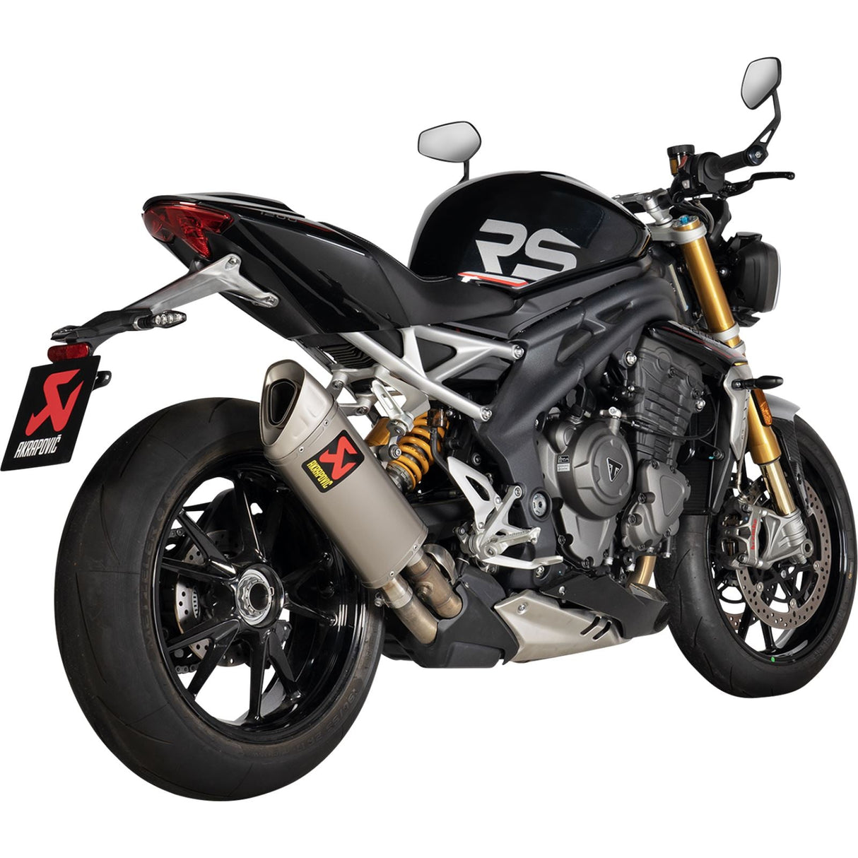 Akrapovic Slip-On Line Muffler - Titanium for Triumph [MPN: S-T12SO5-HAPXLT]