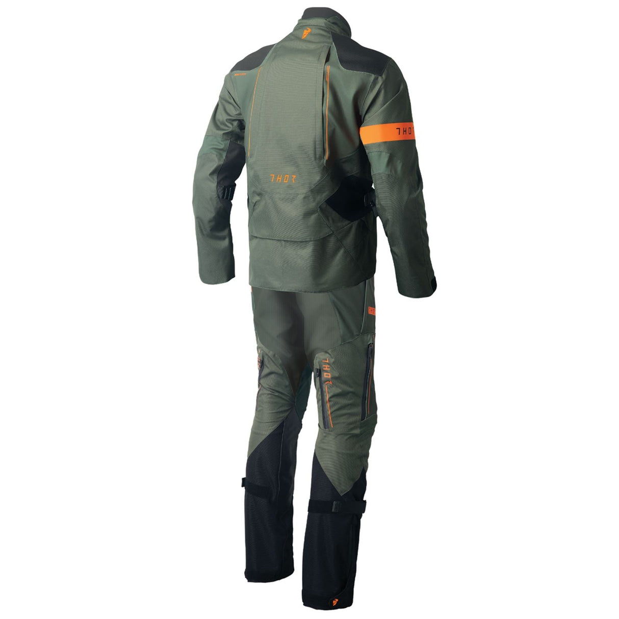 Thor Range Jersey - Army Green/Orange - Small [MPN: 2910-7482]