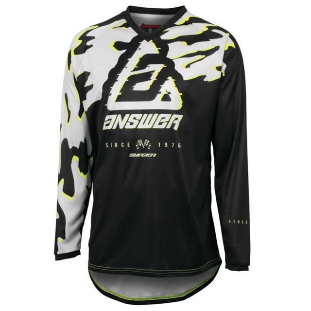 Answer Men's A23.5 Syncron Meltdown Jersey - Grey/Hyper Acid/Black_1153553