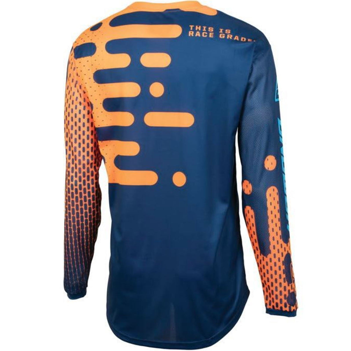 Answer Men's A23.5 Arkon Boost Jersey - Navy/Hyper Orange/Light Blue - XS [MPN: 447963]