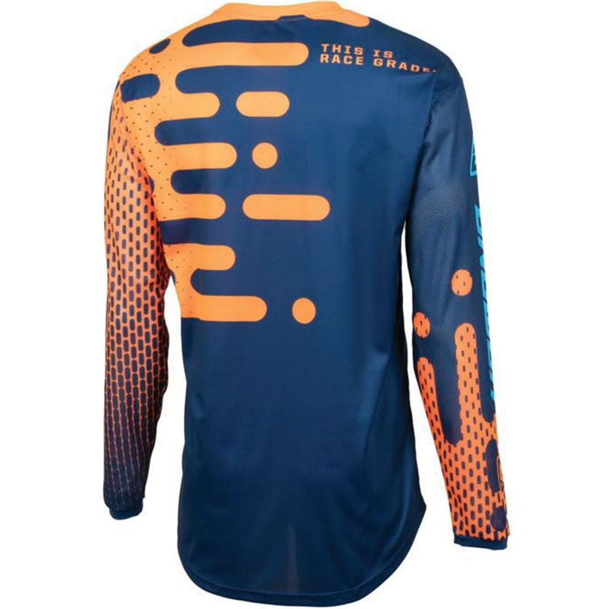 Answer Youth A23.5 Arkon Boost Jersey - Navy/Hyper Orange/Light Blue - Small [MPN: 447981]