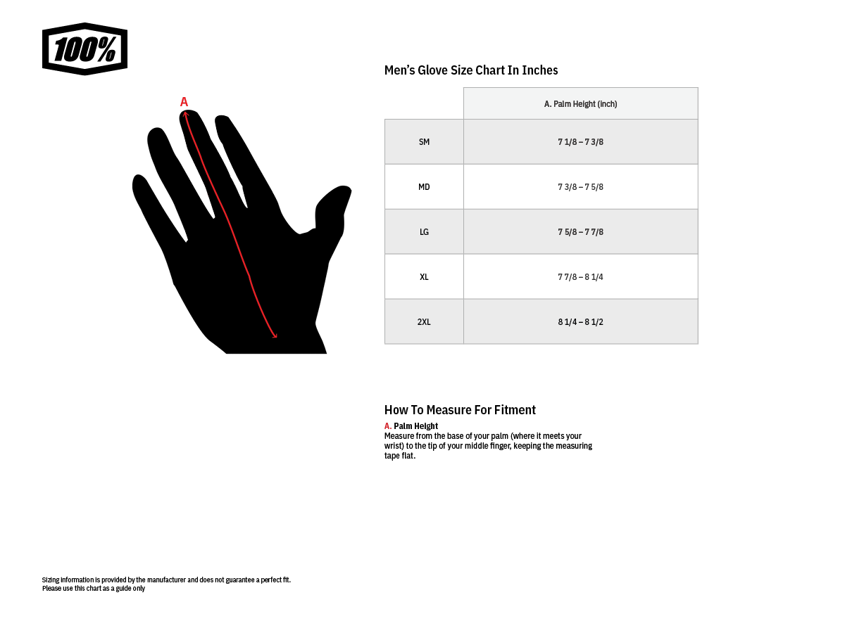 100% Sling Short Finger Gloves - Gray - Large [MPN: 10021-00007]