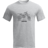 Thor Hallman 2 Smoker T-Shirt - Gray - Medium [MPN: 3030-23497]