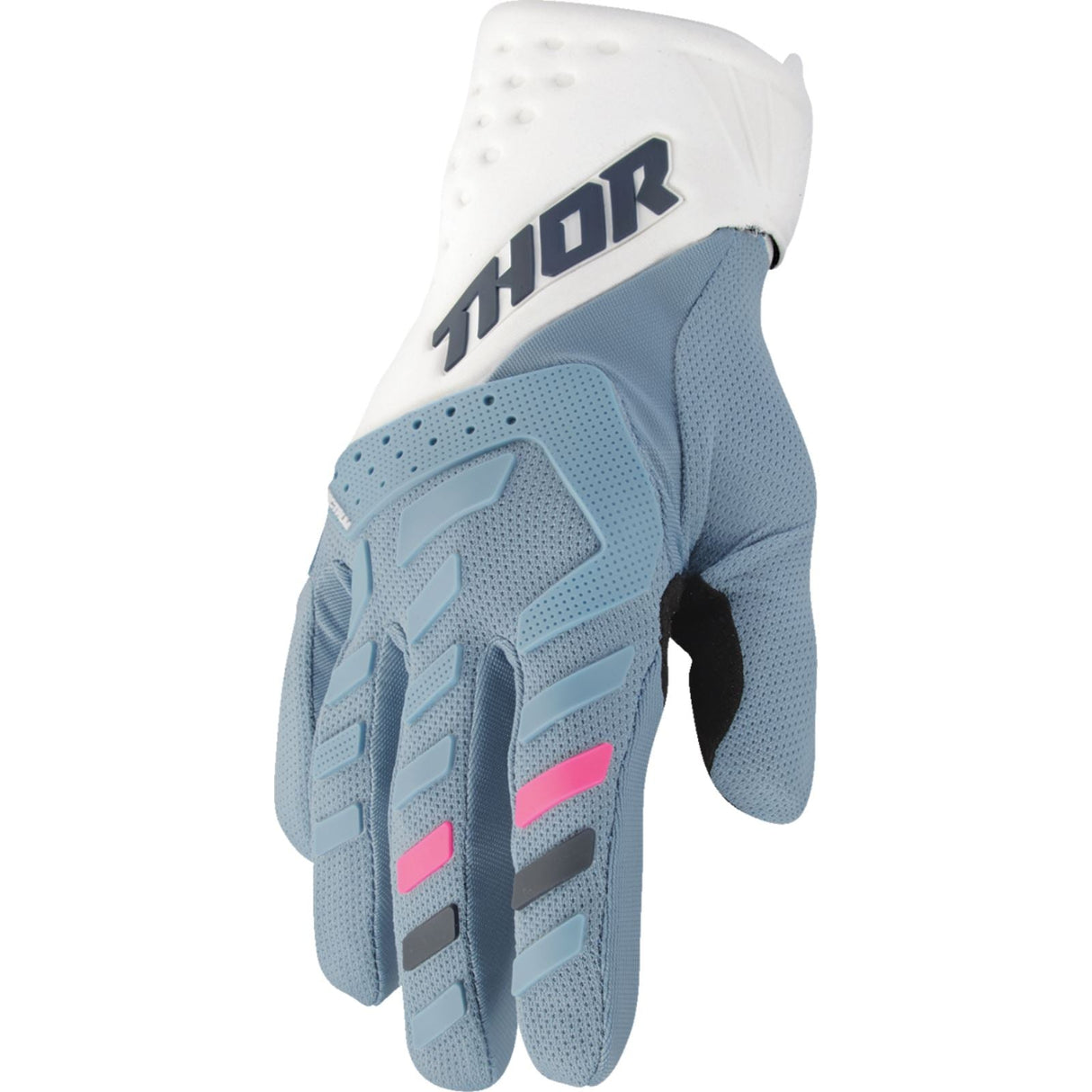 Thor Women's Spectrum Gloves - Starlight Blue/White - Large [MPN: 3331-0266]