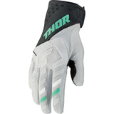 Thor Women's Spectrum Gloves - Black/Mint - Large [MPN: 3331-0270]