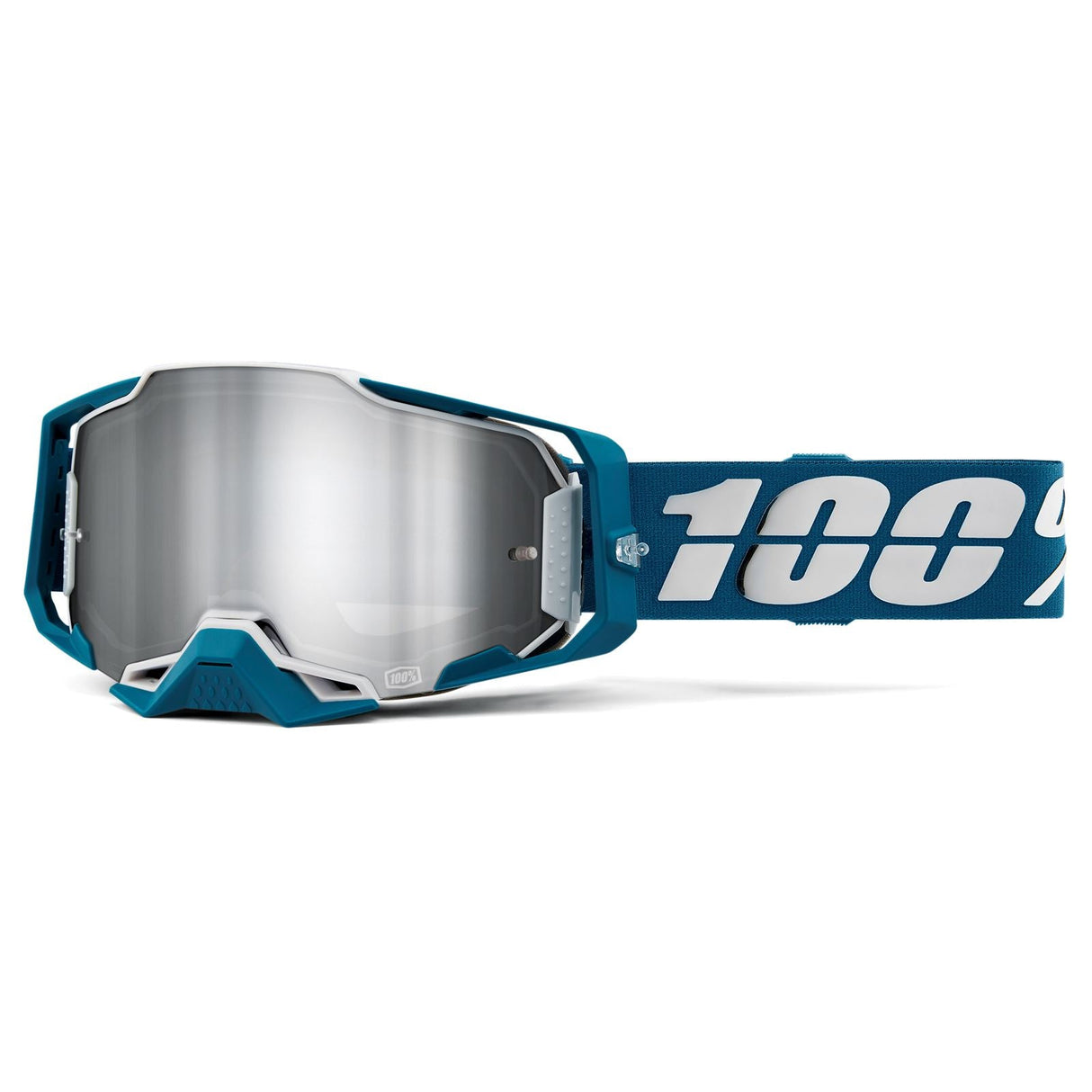 100% Armega Goggles - Mirror Silver Flash Lens - Albar [MPN: 50005-00005]