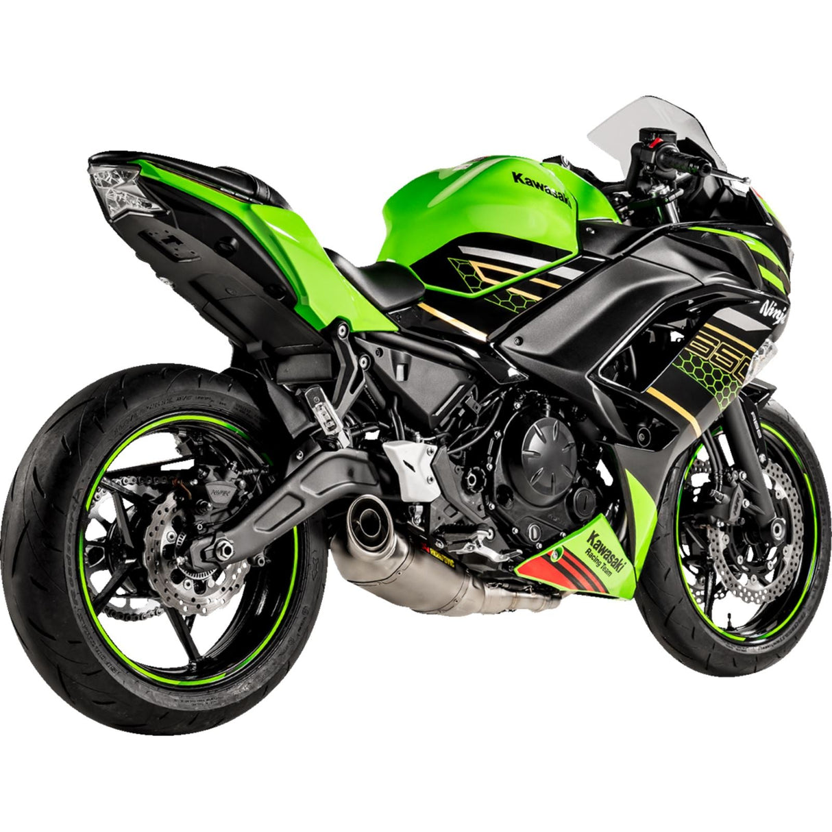 Akrapovic Racing Line Exhaust System - Titanium for Kawasaki Ninja 650 [MPN: S-K6R13-AFCRT/1]