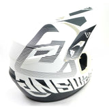 Answer A23 AR1 V2 Bold Helmet - White/Black - Youth Medium OPEN BOX [MPN: 447755]