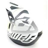 Answer A23 AR1 V2 Bold Helmet - White/Black - Youth Medium OPEN BOX [MPN: 447755]