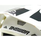 Answer A23 AR1 V2 Bold Helmet - White/Black - Youth Medium OPEN BOX [MPN: 447755]