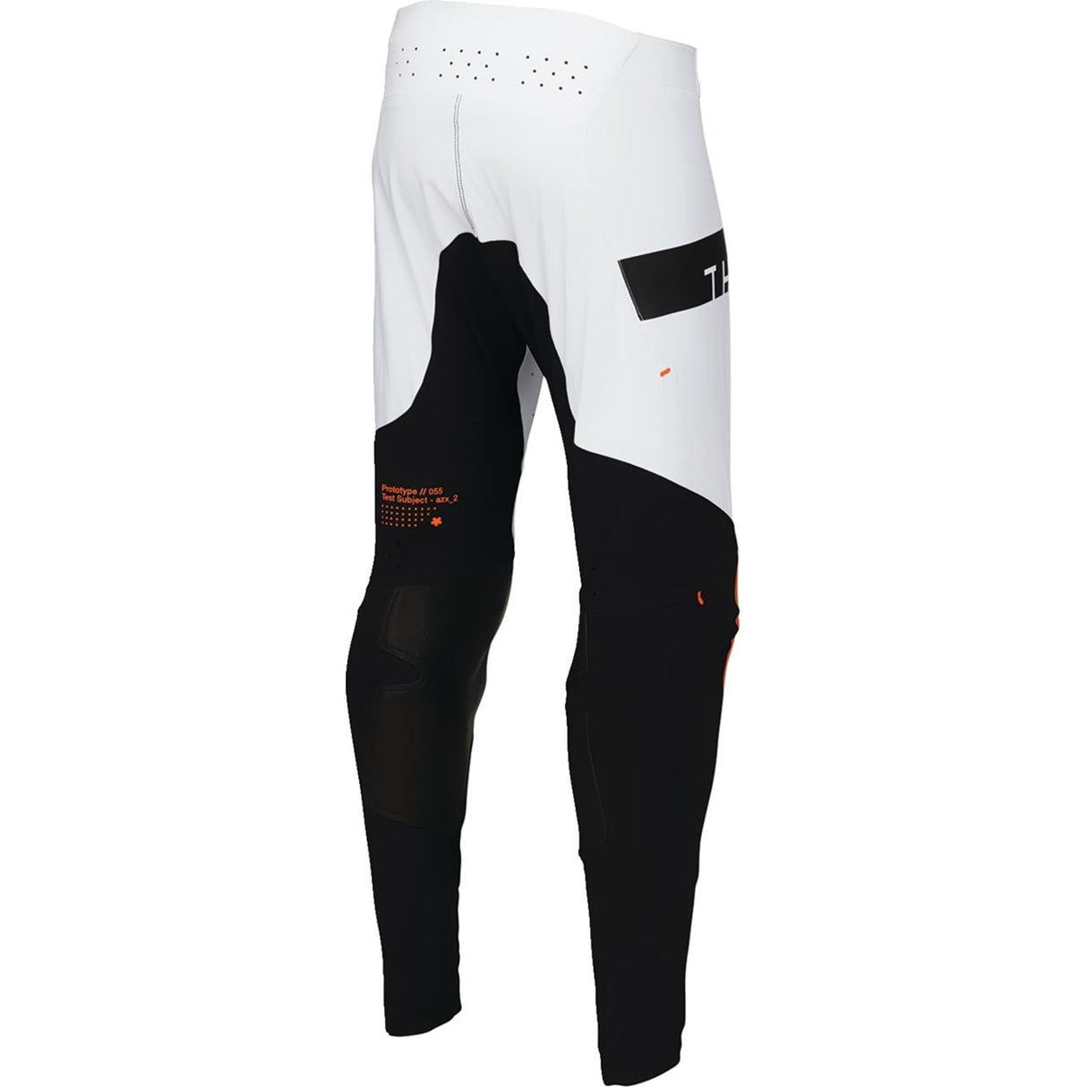 Thor Sportmode Rogue Pants - White/Orange - Size 34 OPEN BOX [MPN: 2901-11881]