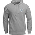 Thor Badge Zip-Up Hoodie - Heather Gray_1485421