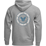 Thor Badge Zip-Up Hoodie - Heather Gray