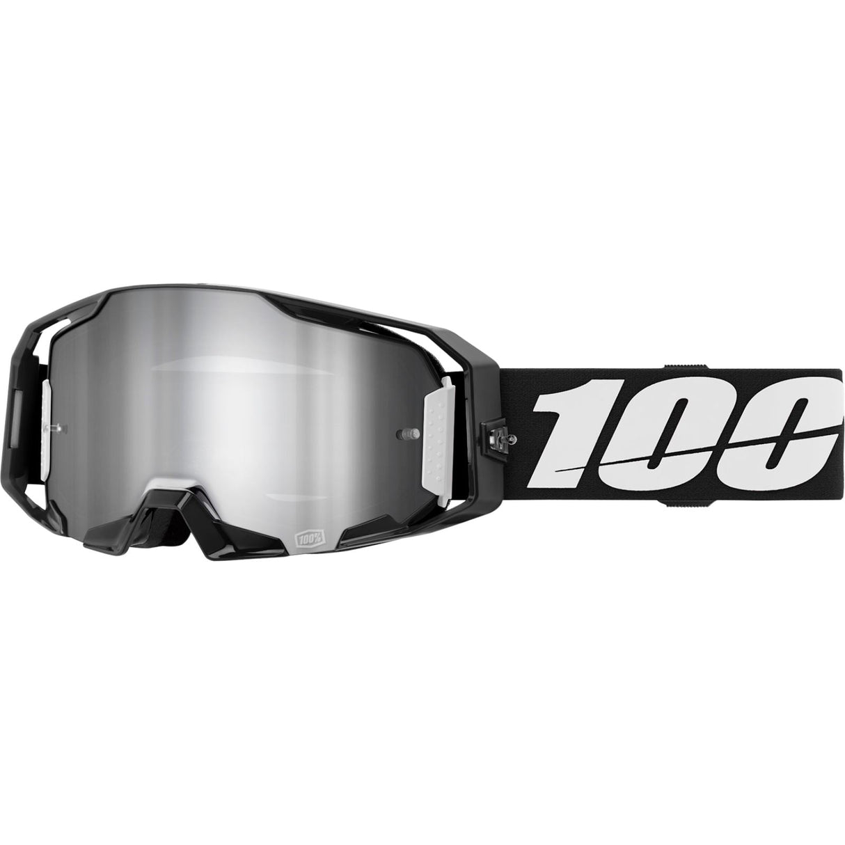 100% ARmatic Goggles - Black - Silver Flash Mirror [MPN: 50060-00001]