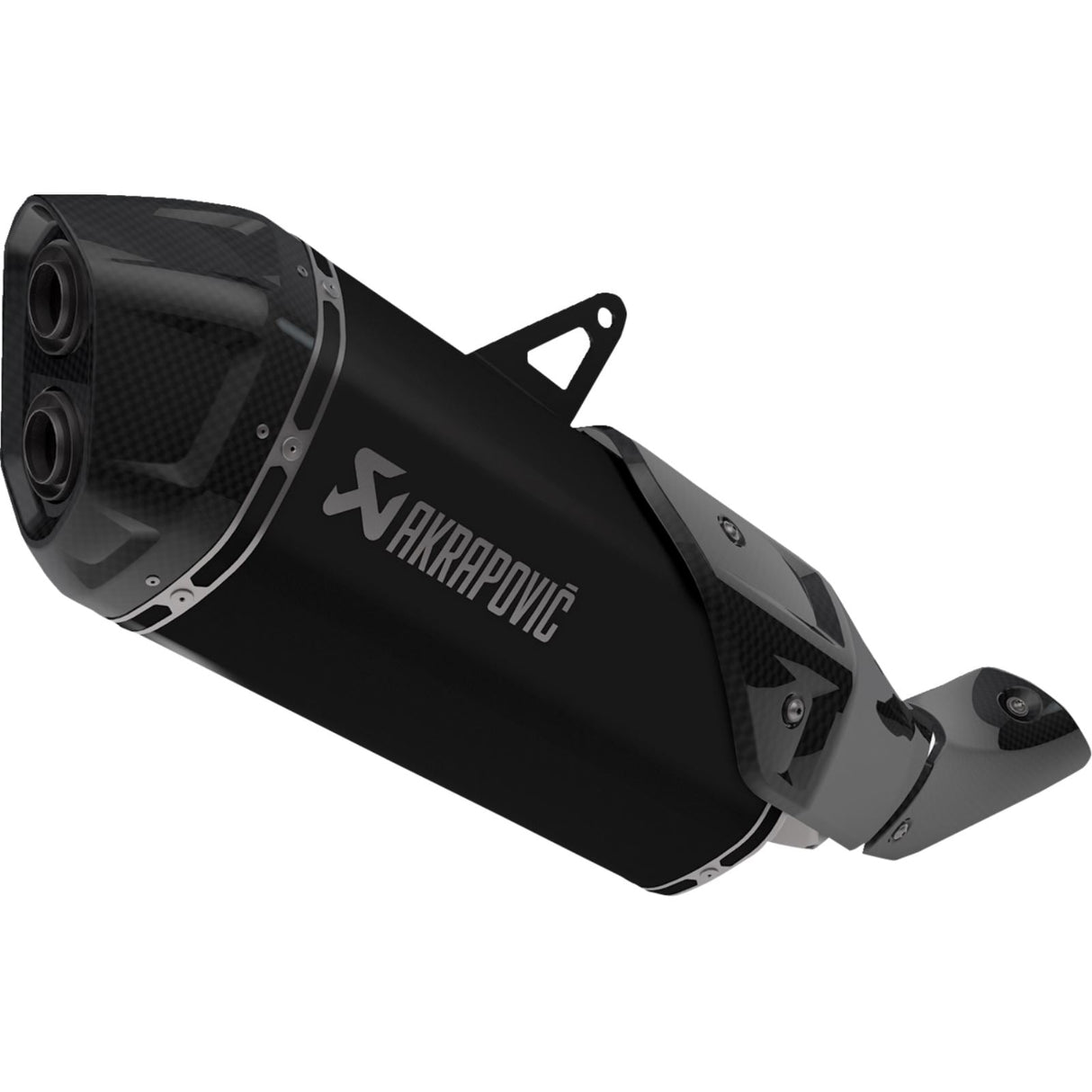 Akrapovic Slip-On Line Muffler - Titanium for Honda CRF1100L - Black [MPN: S-H11SO4-HAFT]