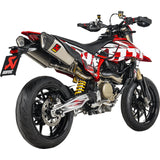 Akrapovic Slip-On Line Mufflers - Titanium for Hypermotard 698 [MPN: S-D6SO2-HAPLT]
