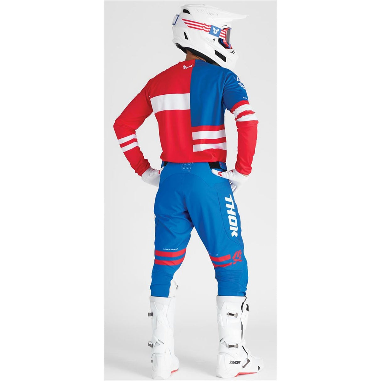 Thor Activate Goggle - Patriot - Red/White/Blue [MPN: 2601-3700]