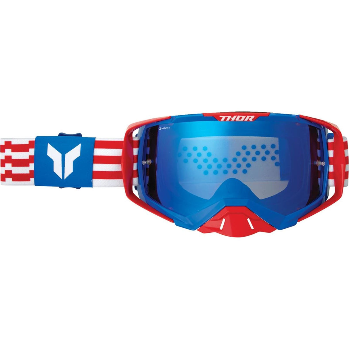 Thor Activate Goggle - Patriot - Red/White/Blue [MPN: 2601-3700]