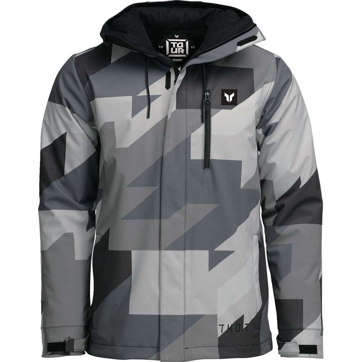 Thor Brave Heavyweight Tour Jacket - Gray/Black Camo