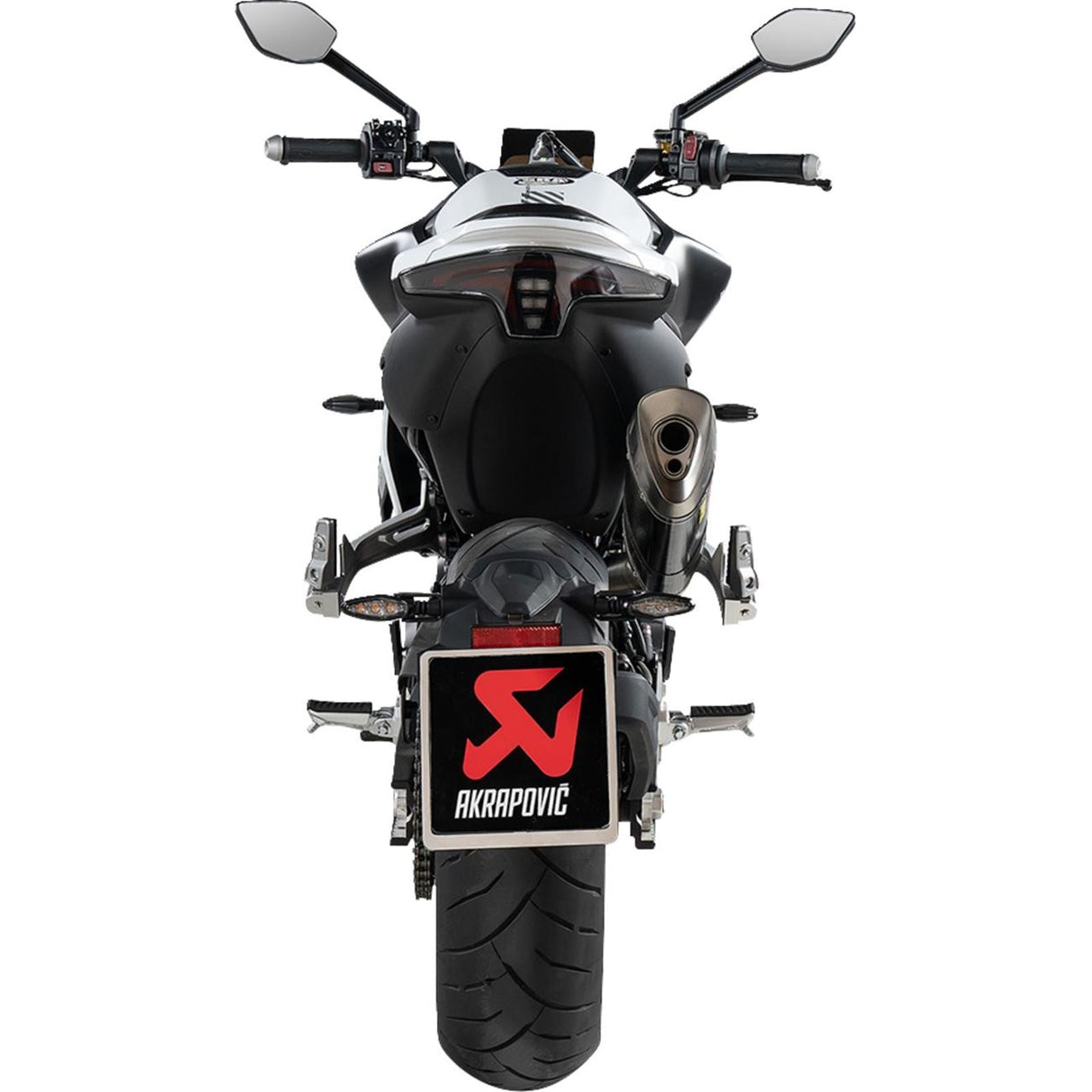Akrapovic Slip-On Line Muffler - Carbon Fiber for CF Moto 800NK [MPN: S-CF8SO1-HAPLC]