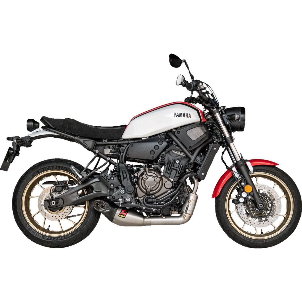 Akrapovic Racing Line Exhaust System - Titanium for Yamaha MT-07/XSR 700 [MPN: S-Y7R8-HEGEHT/1]
