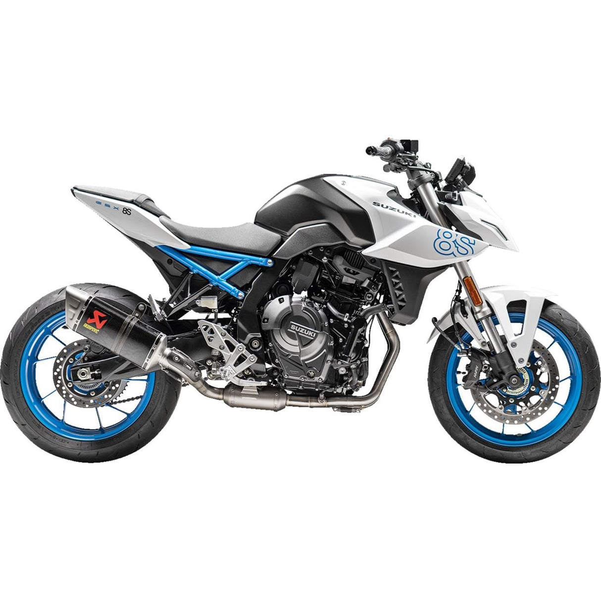 Akrapovic Racing Line Exhaust System - Carbon Fiber for Suzuki GSX-8S & GSX-8R [MPN: S-S8R2-EEC]